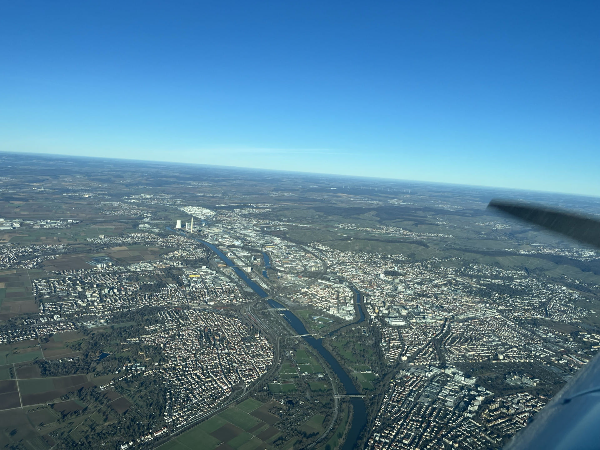 Rundflug über Heilbronn