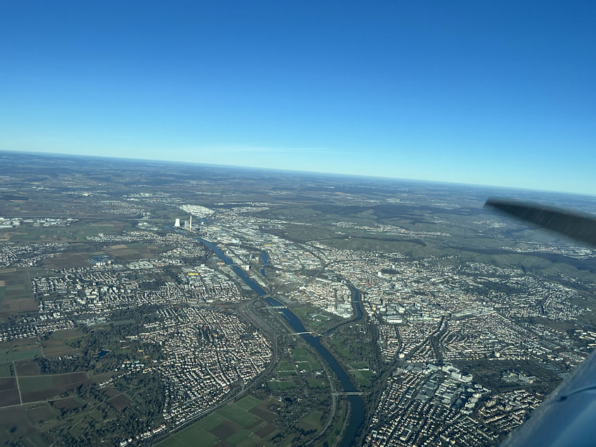 Rundflug über Heilbronn