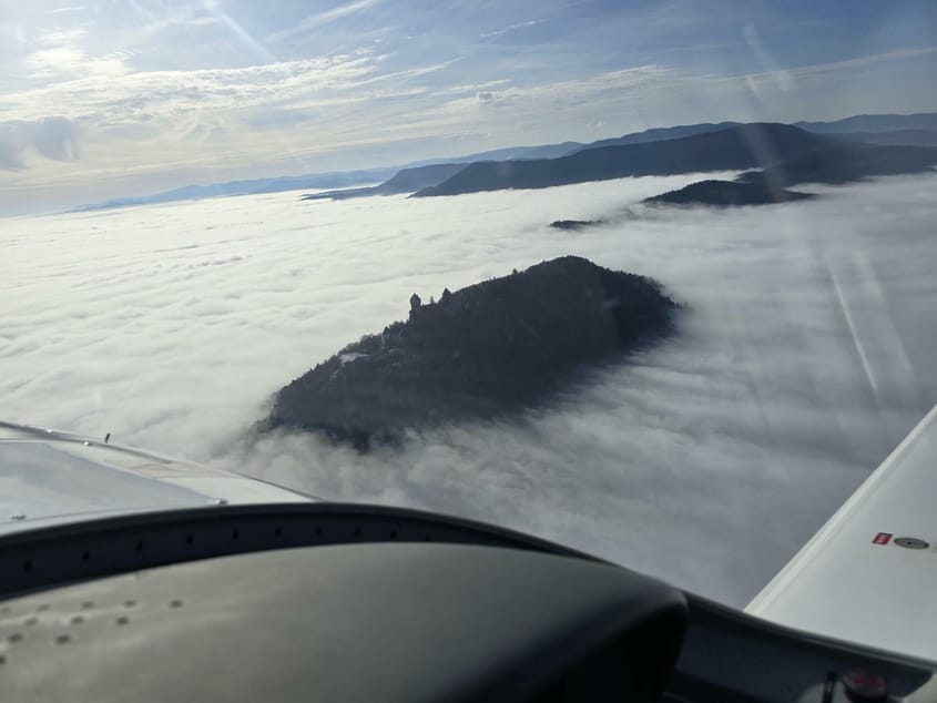 Survol des lacs Vosgiens