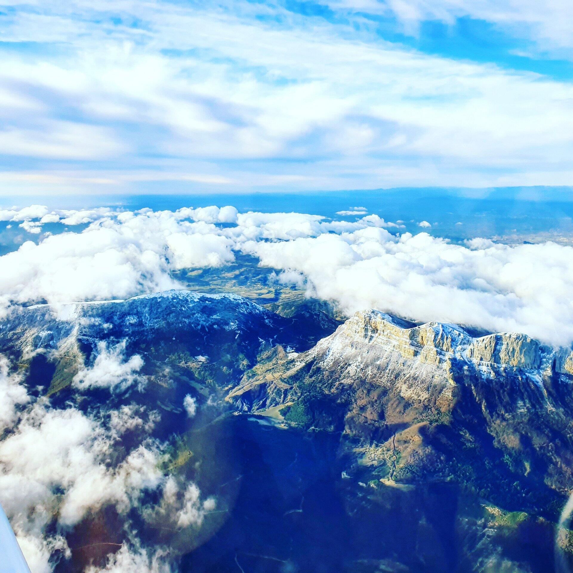 Les sommets enneigés du Vercors !