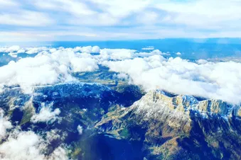 Les sommets enneigés du Vercors !