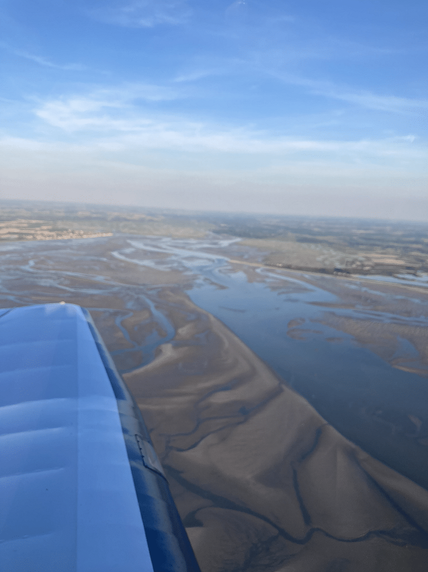 Balade aérienne en baie de Somme