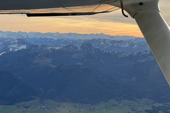 Alpenrundflug ab Landshut 1,5h