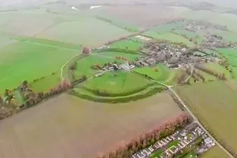 Avebury and Glastonbury by Air