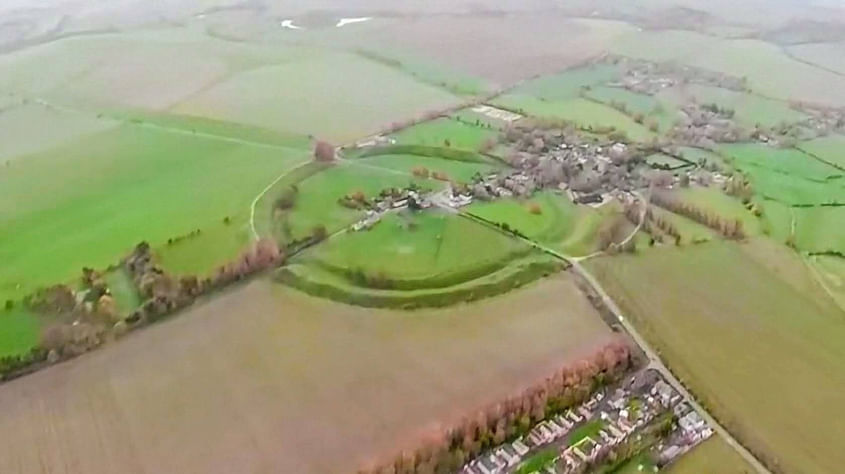 Avebury and Glastonbury by Air