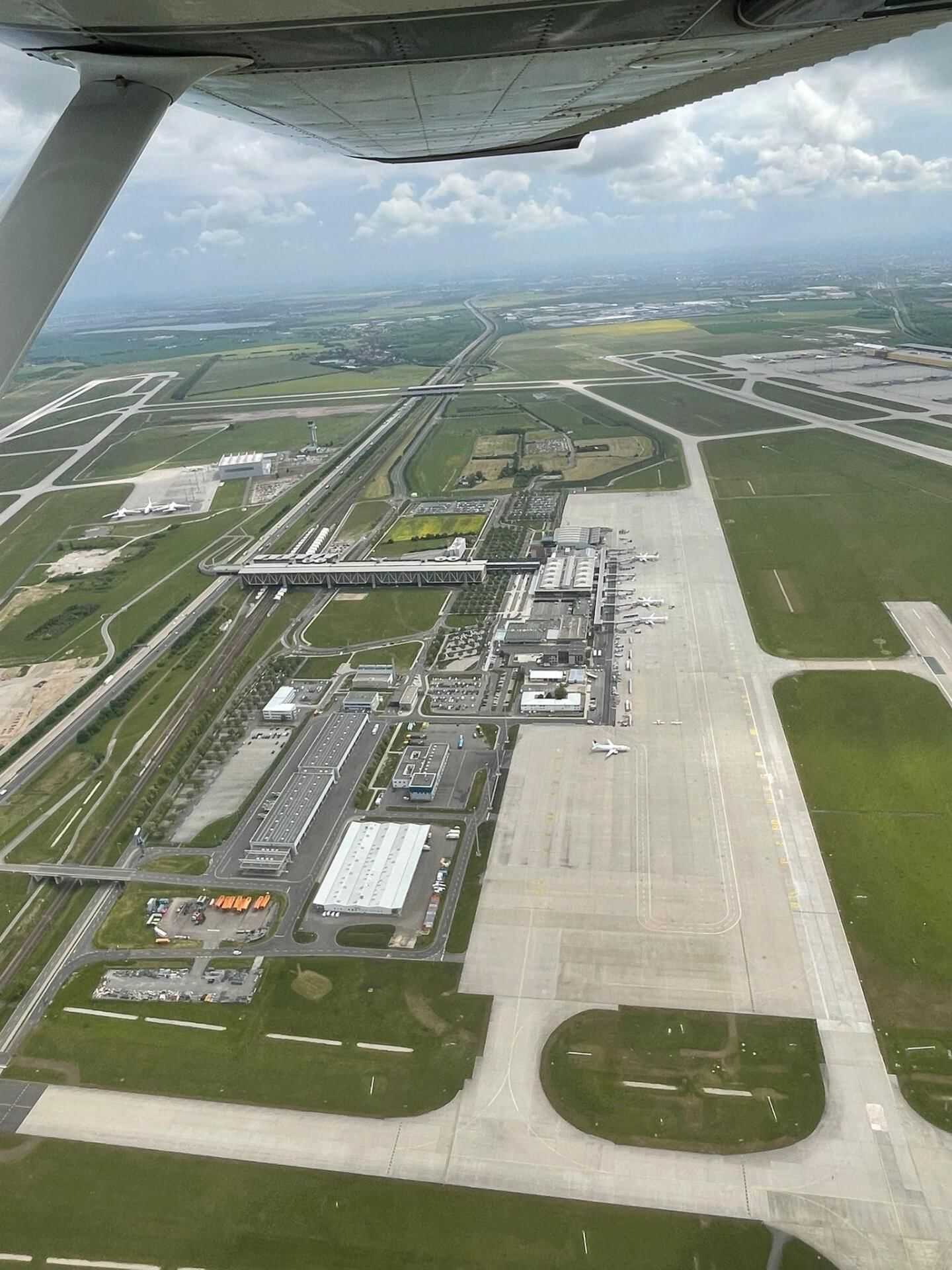Rundflug über Leipzig und Halle