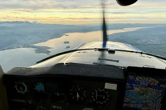 Zürichsee bei Sonnenuntergang