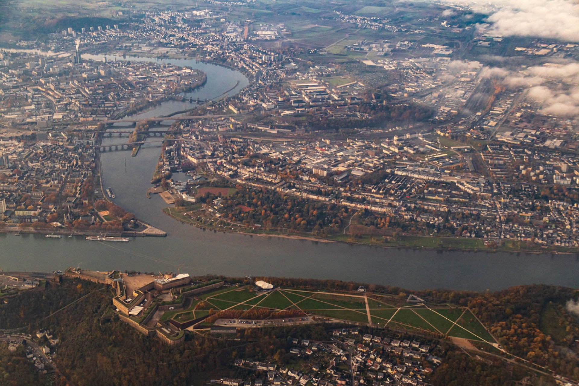 Deutsche Eck - wo Rhein und Mosel sich treffen