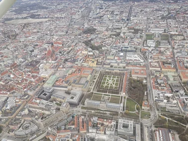 München und Umgebung von oben