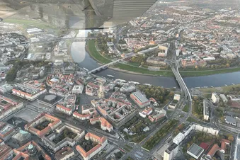 Dresden Altstadt von oben