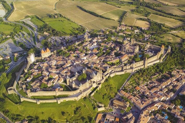 Du Lac de la Ganguise à la Cité de Carcassonne
