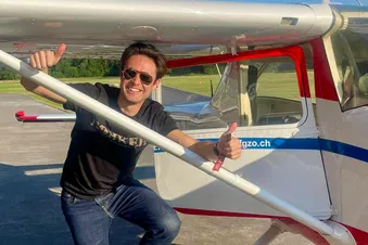 I'm Andrea and i'm looking forward to to fly you on the Swiss Alps