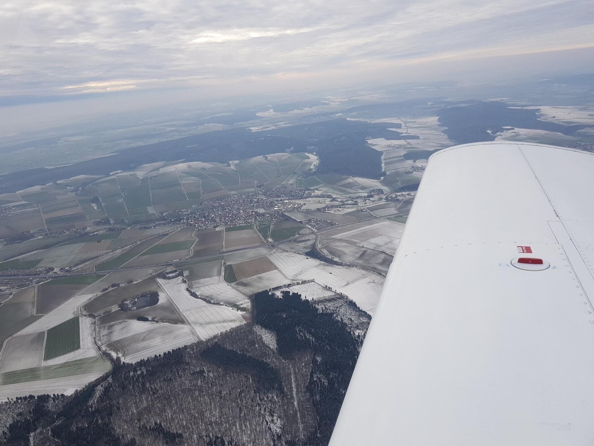…Anflug in der Nähe von Goslar…
