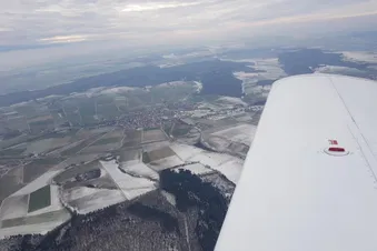 …Anflug in der Nähe von Goslar…