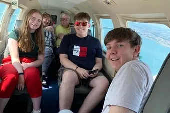 Sightseeing flight over the White cliffs and Kent