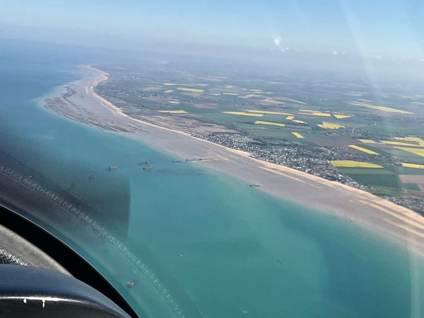 De la pointe du Hoc à Ouistréham en longeant la côte ( 2pax)
