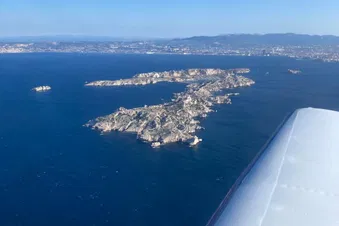 Les iles du Frioul, en face Marseille