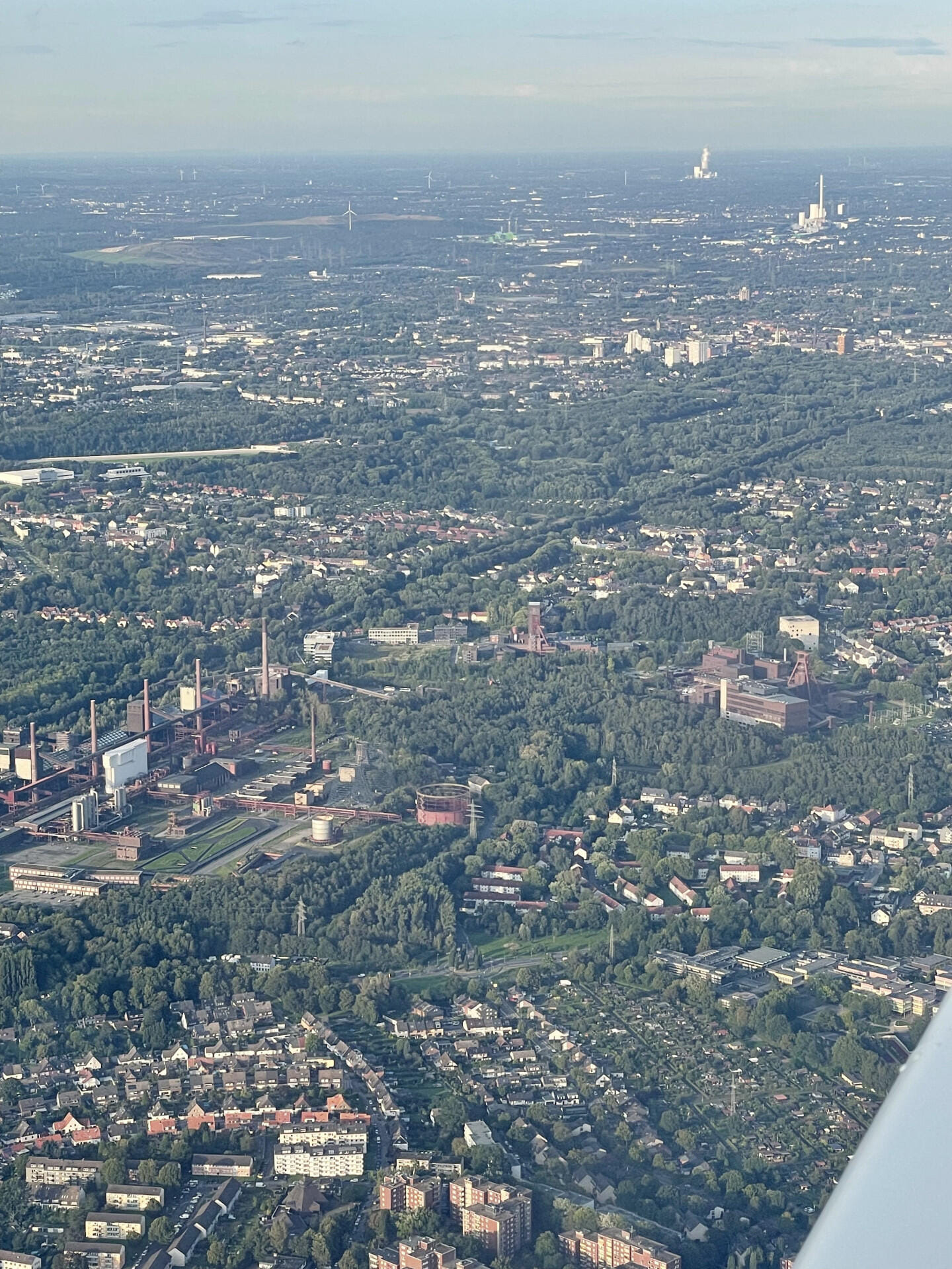 Rundflug Niederrhein - Ruhrgebiet