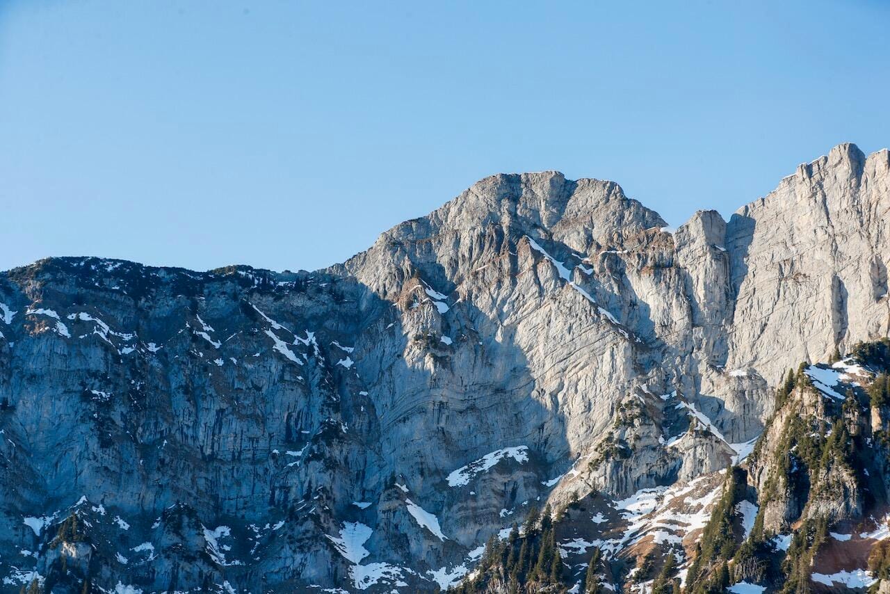 Über dem Walensee an den Churfirsten vorbei