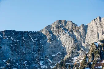 Über dem Walensee an den Churfirsten vorbei