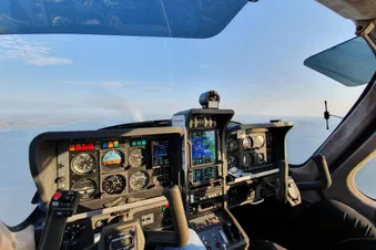 Rundflug / Schnupperflug über der Nordsee (30min)