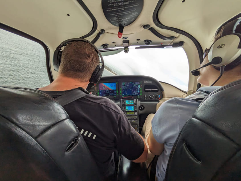 Flug in die Niederlande