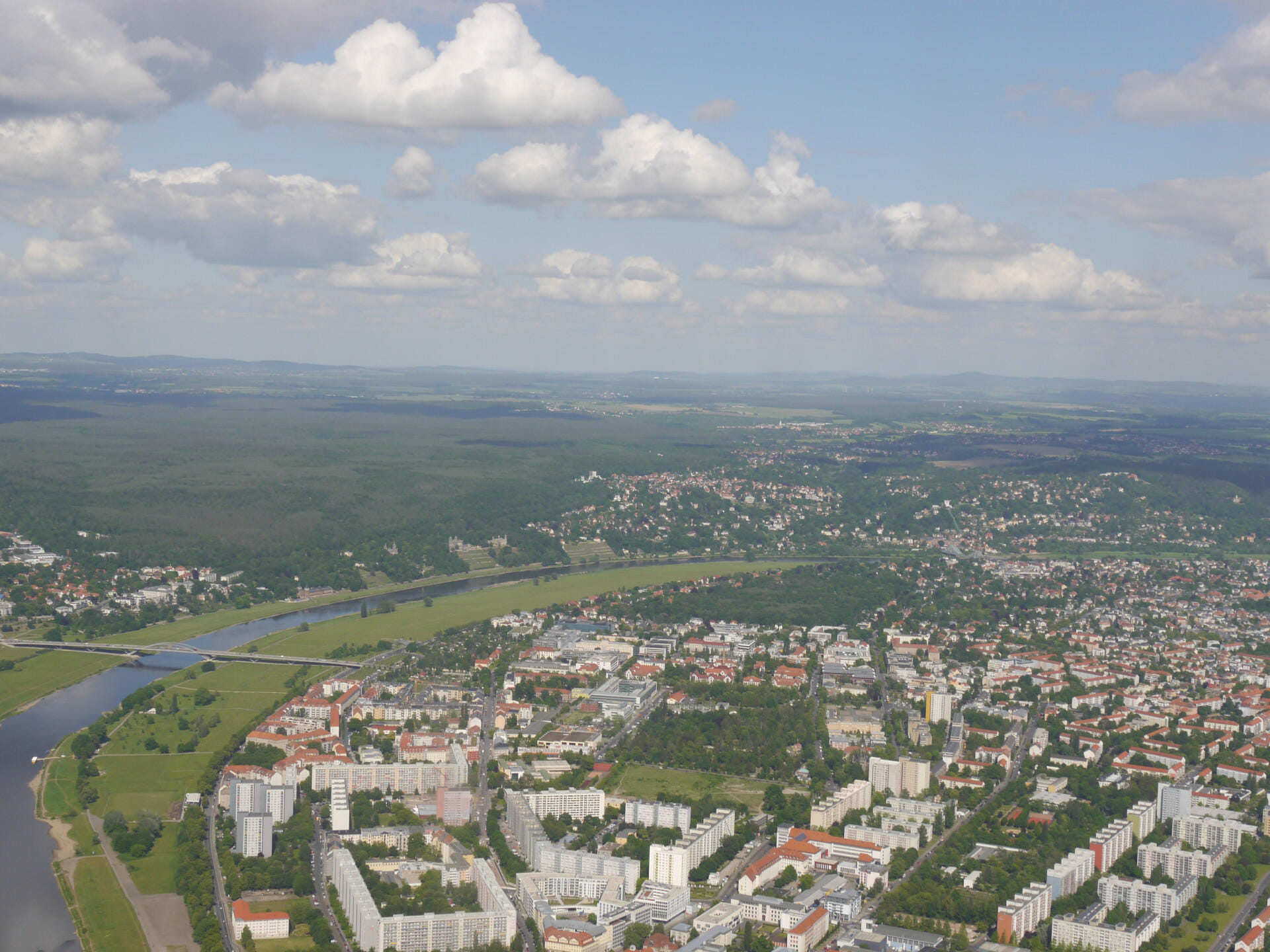 Meißen - Dresden - Moritzburg - Rundflug