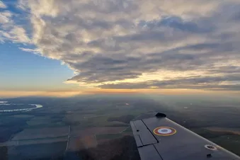 La Bourgogne à bord d'un avion Militaire !