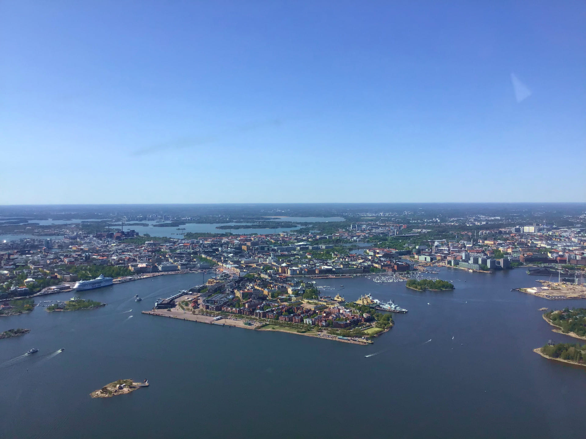 Katajanokka Ferry Terminal and Helsinki Centre