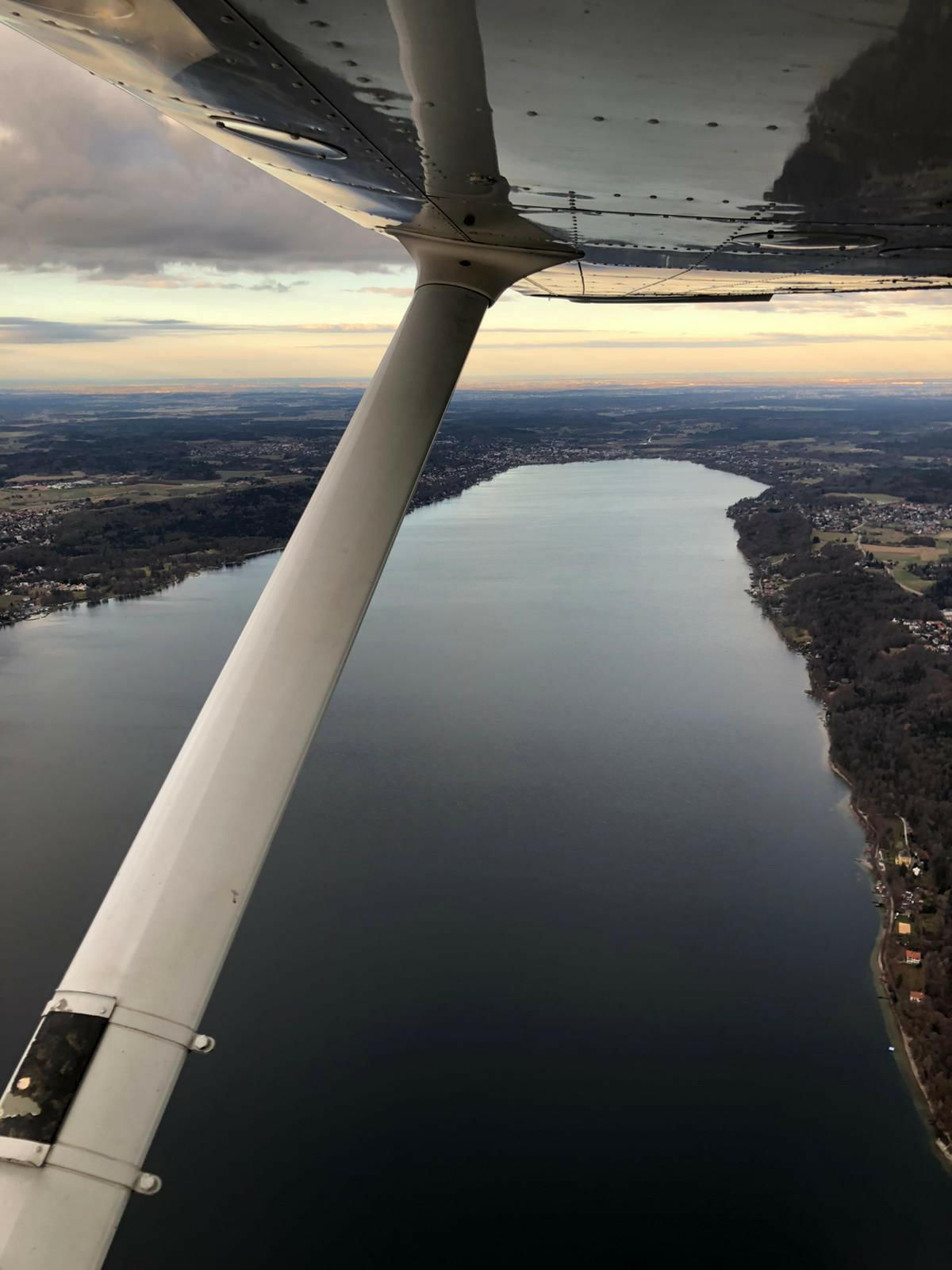 Kurzflug über 4 bayrische Seen