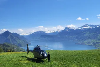 Restaurant-Flug - Mit dem Heli zum zMittag