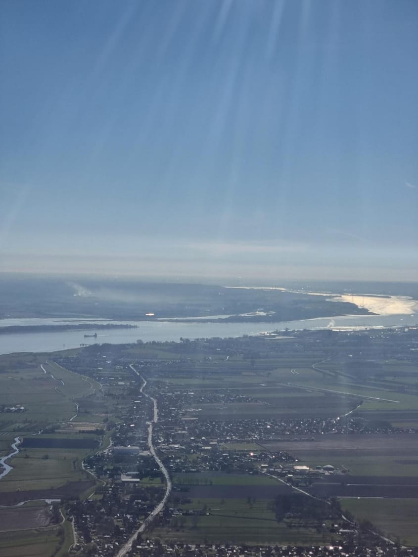 Im Privatflugzeug! Tagesausflug von Bonn nach Flensburg!