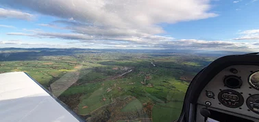 Découverte de la plaine et de St Etienne par les airs