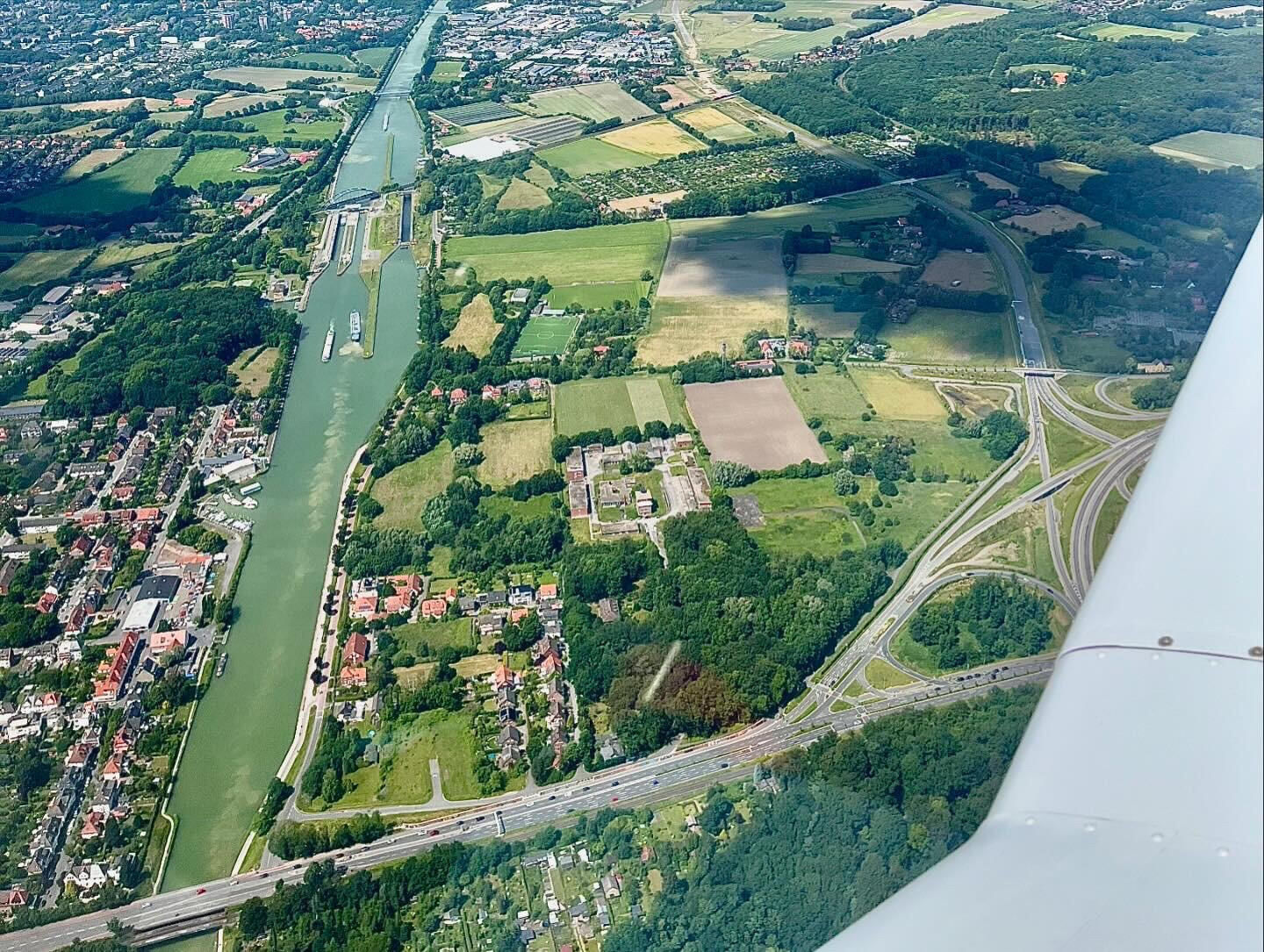 Rundflug über das Münsterland
