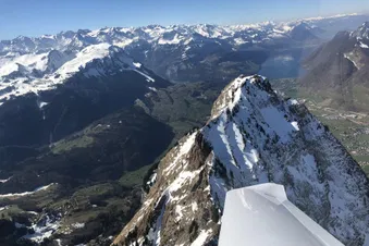Flug zum grossen und kleinen Mythen und über die Rigi retour