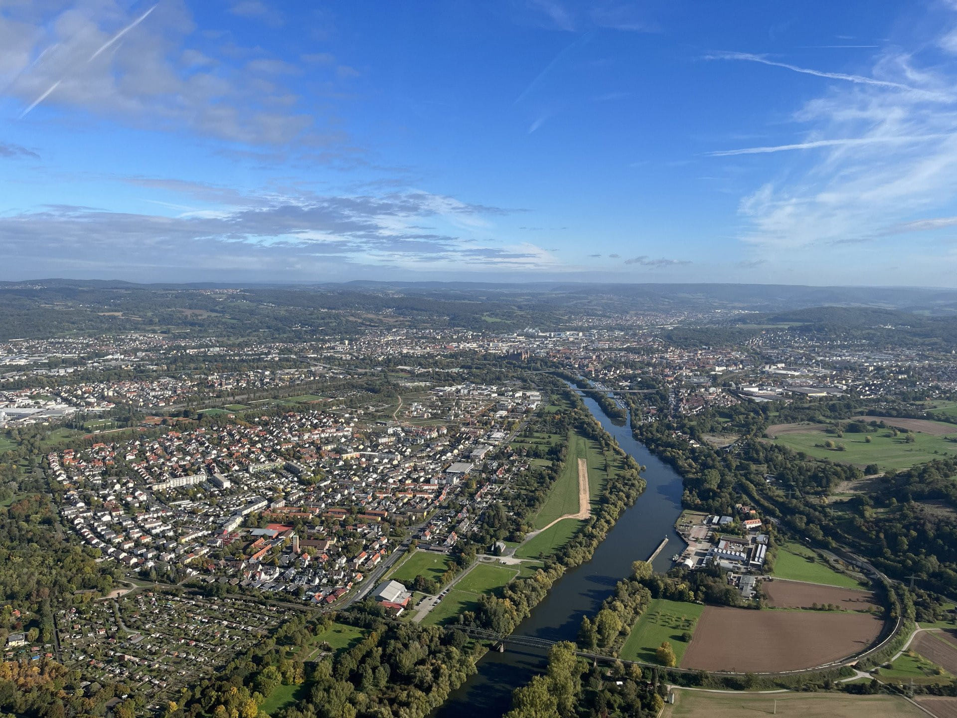Hubschrauber Rundflug über Aschaffenburg