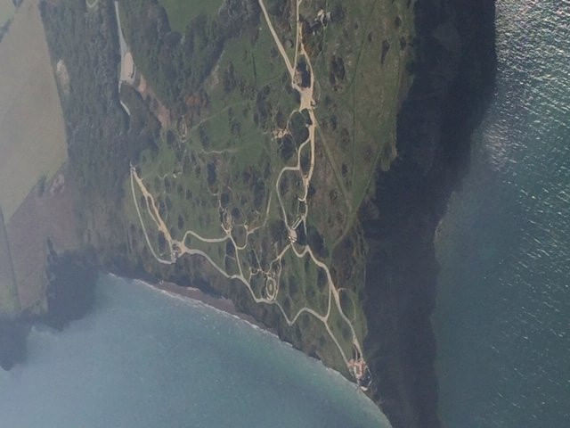 Survol du Mont Saint Michel et des plages du débarquement