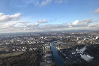 Déjeuner en hélicoptère à Haguenau !