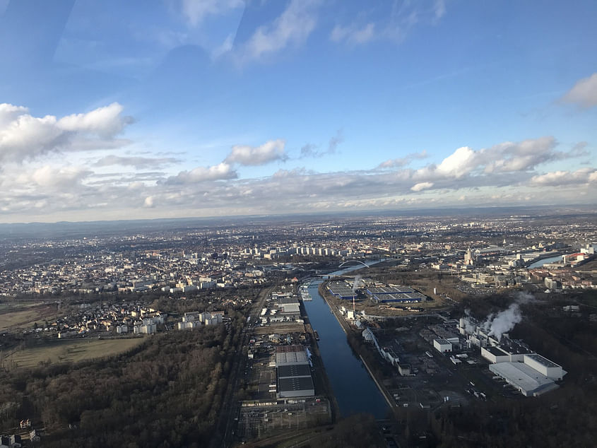 Déjeuner en hélicoptère à Haguenau !