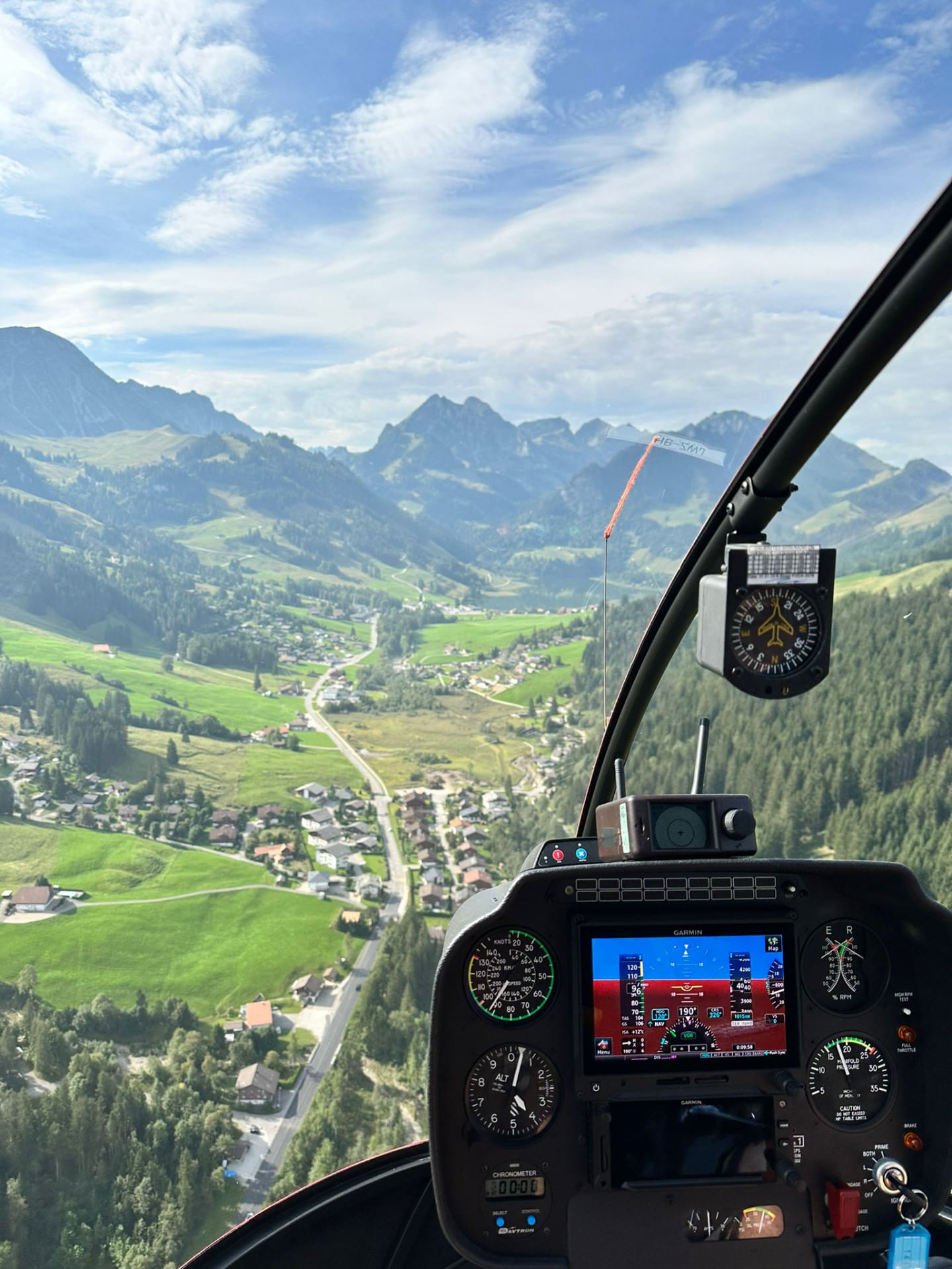 Anflug Schwarzsee