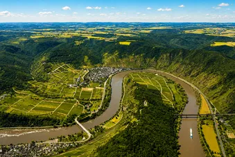 Les grandes boucles de la Moselle allemande