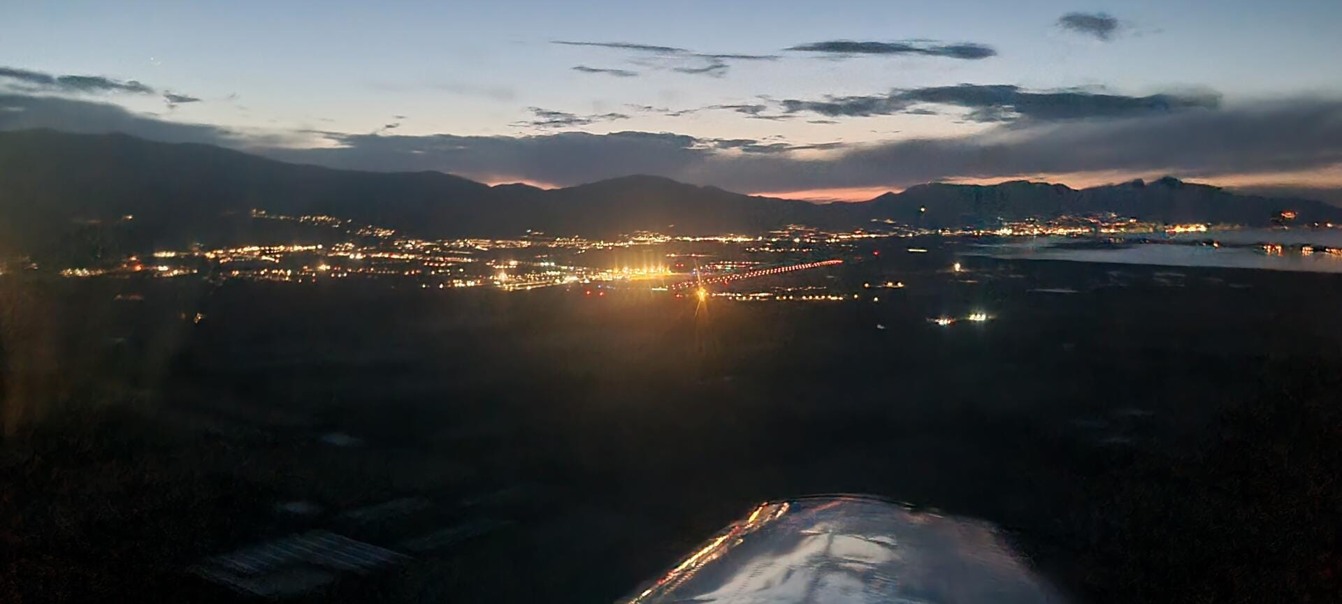 VOL DE NUIT AU DESSUS DE BASTIA  - 2 passagers  MINIMUM