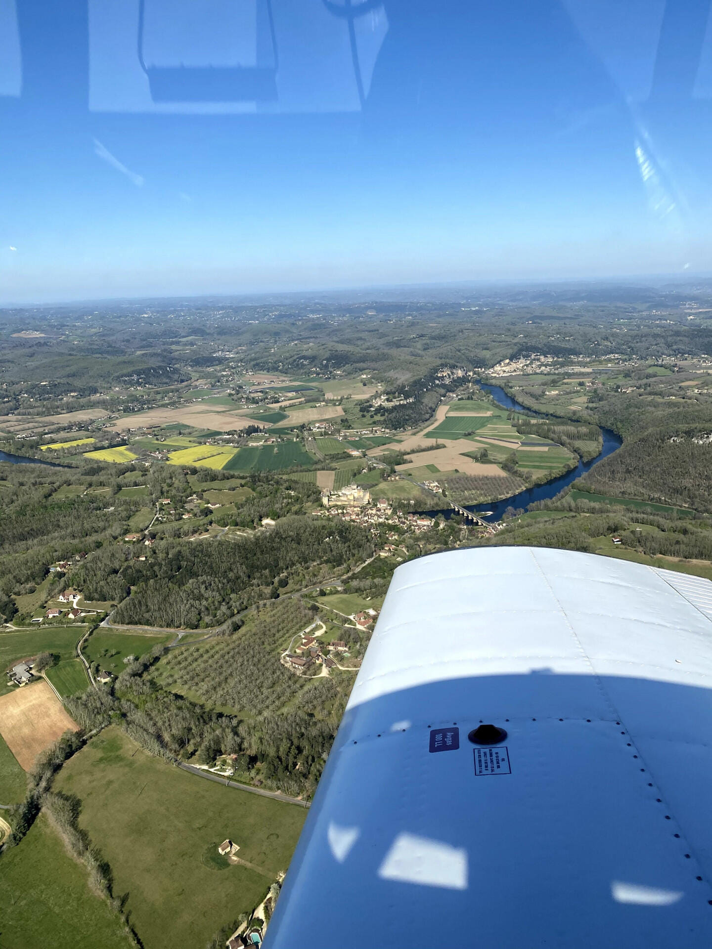 Les châteaux de la région vus du ciel