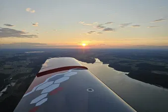 Brombachsee Sunset Flug