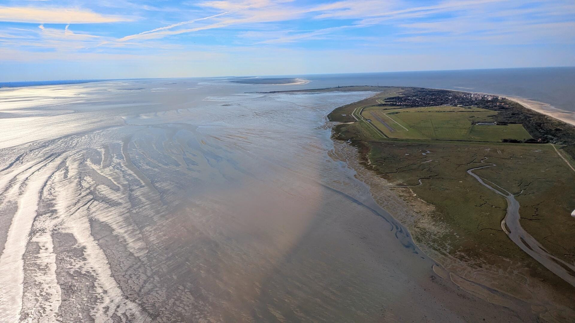 Tagesausflug mit dem Hubschrauber nach Langeoog am 06.08
