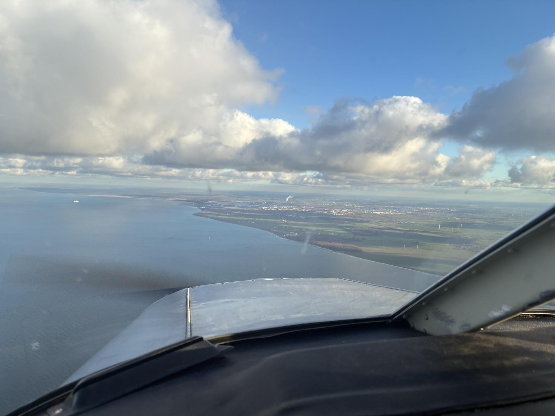 Rundflug Lübeck und Ostseeküste bis Fehmarn