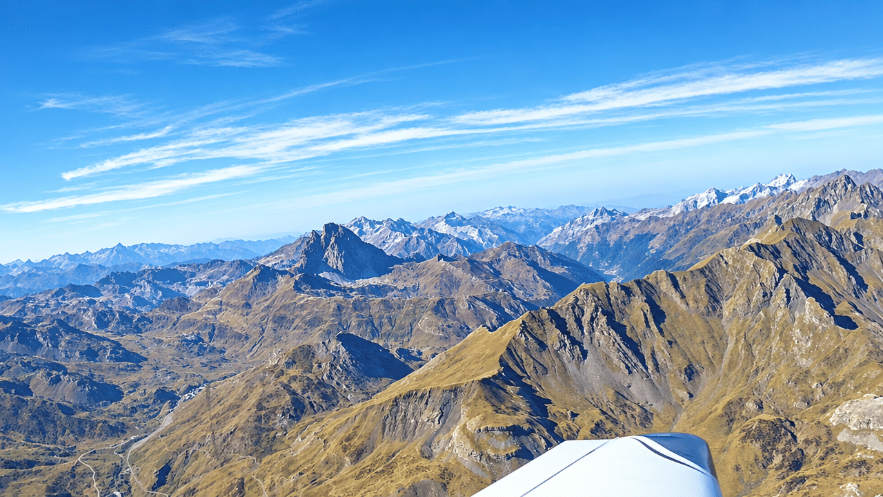 Le Pic du Midi d'Ossau vu depuis l'Espagne