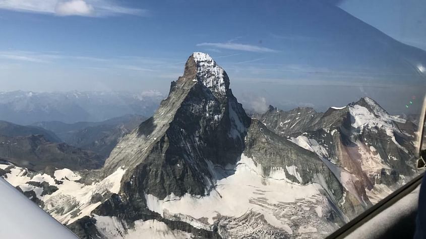 Unvergesslicher Alpenflug