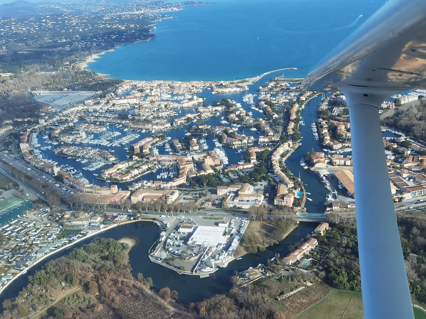 Balade aérienne golfe de Saint-Tropez