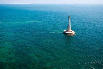La pointe de l'estuaire vu du ciel !